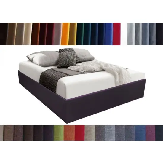 rama łóżka tapicerowana CUBIC 120x200 bez zagłówka - koduro design